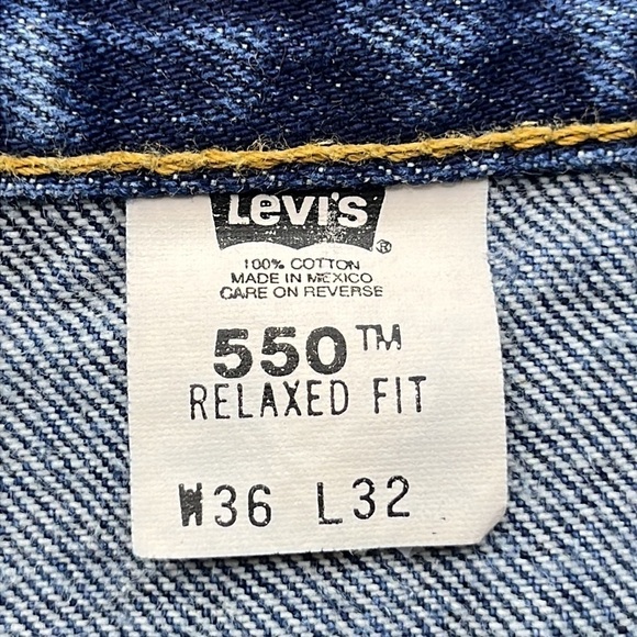 Levi’s 550 Vintage Relaxed Fit Size 36 x 32 - Picture 8 of 16